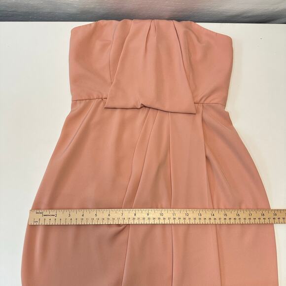 Shona Joy Core Knot Draped Dress Size 4 The Iconic Nude Pink Wedding Guest Party - Picture 10 of 10